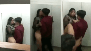 College Bathroom Scandal: Desi Lovers Caught Going Wild