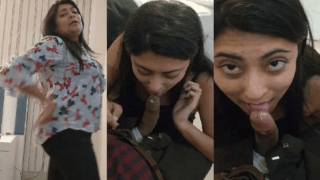 Naughty Secretary Sucks Boss After Sexy Dance