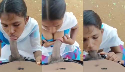 Naughty Indian Desi College Girl’s Sloppy Blowjob