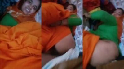 Bihari village girl gets intimate in outdoor motor shed