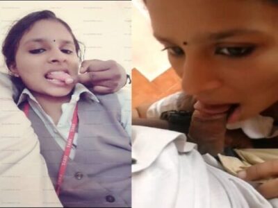 Sensual mallu college girlfriend gives blowjob in classroom