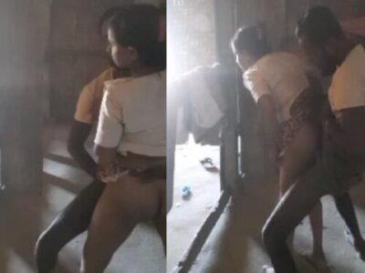 Passionate Bengali village bhabhi in standing doggystyle with Deva