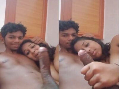 Passionate Mallu girl enjoys playing with boyfriends large pleasure rod