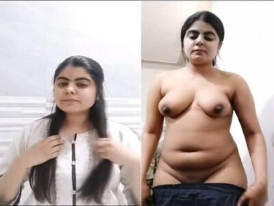 Seductive beauty flaunts large bosom and leaked video