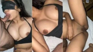 Viral video Masked girl gives blowjob to boyfriend