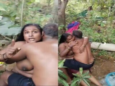 Chennai aunty caught by husband in jungle  video scandal