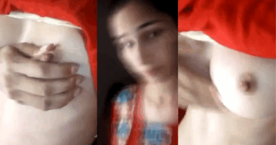 Srinagar girl flaunting her slender figure